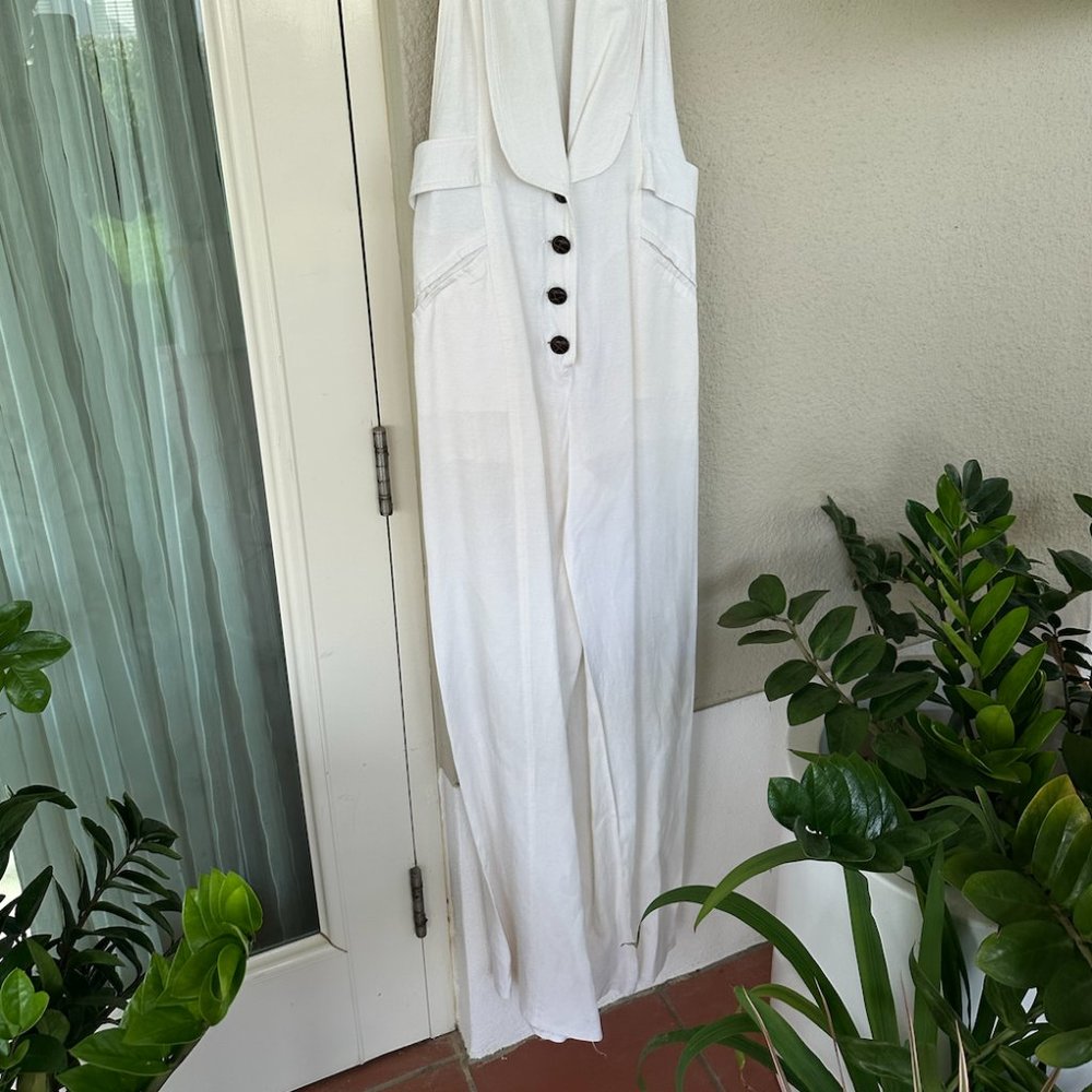 Linen Romper - Picture 2 of 8